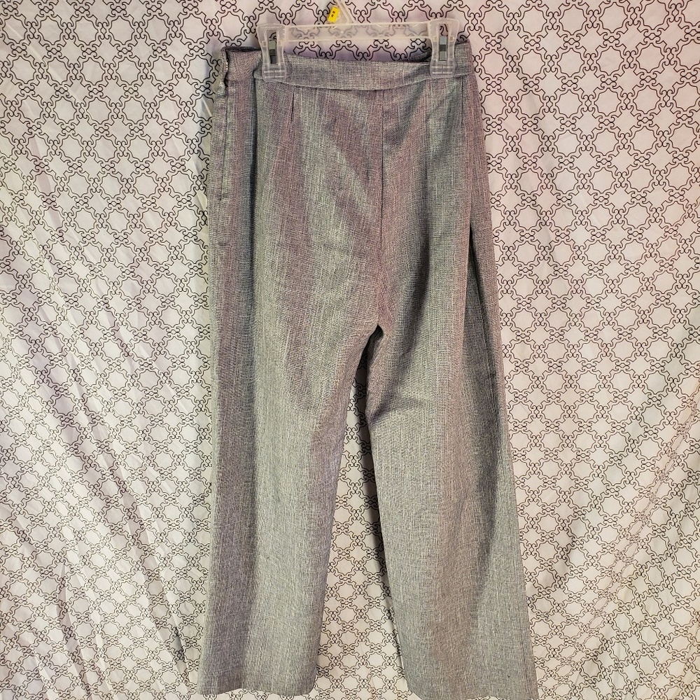 Le Suit wide leg grey slacks